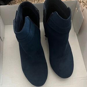 Style & Co. Dark Blue Ankle Booties